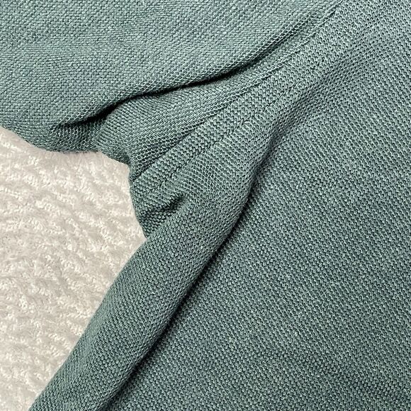 Vintage 90s Reebok Ringer Tee Green‎ & White Logo Shirt XL - Picture 8 of 12